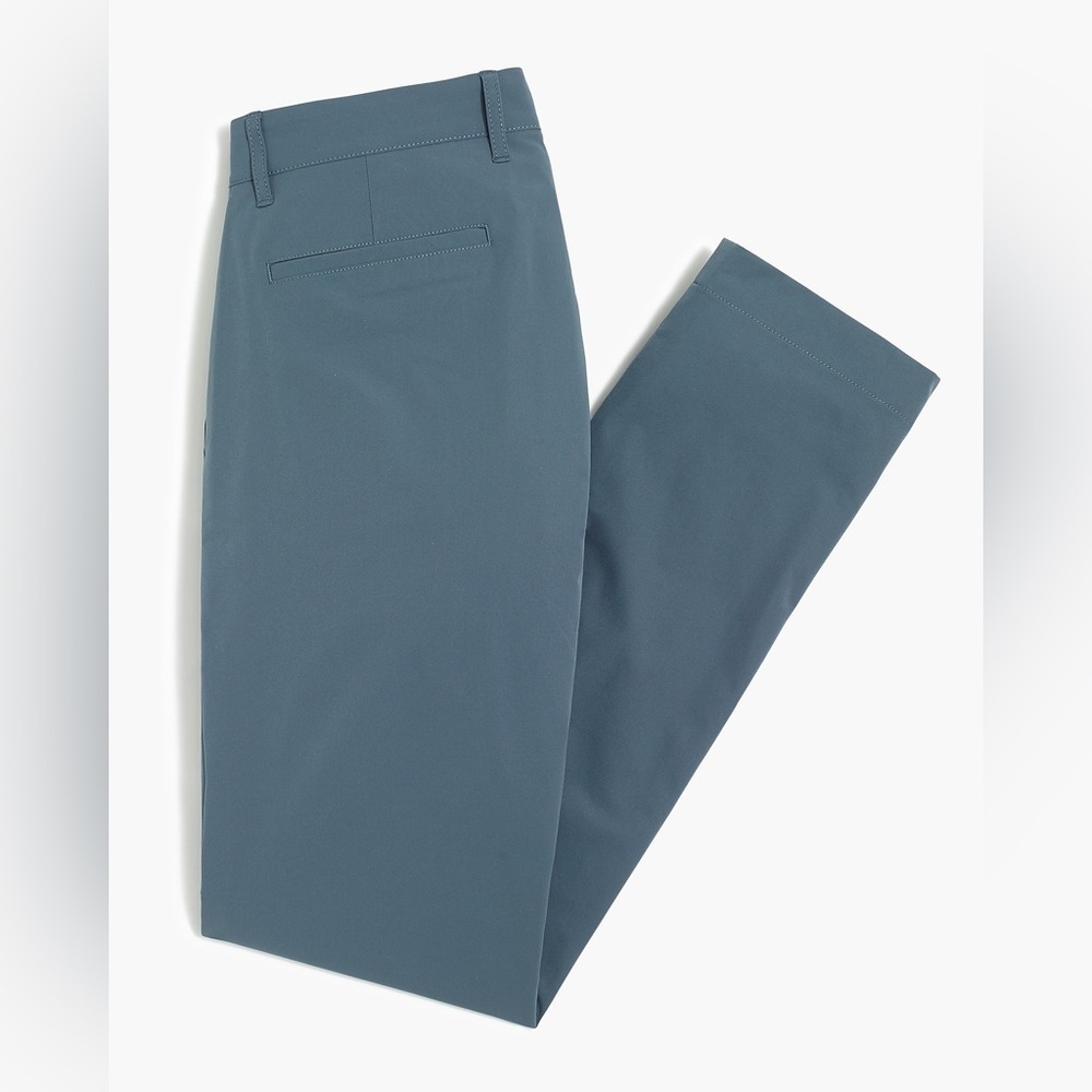 J crew slim fit tech pants mountain fog blue